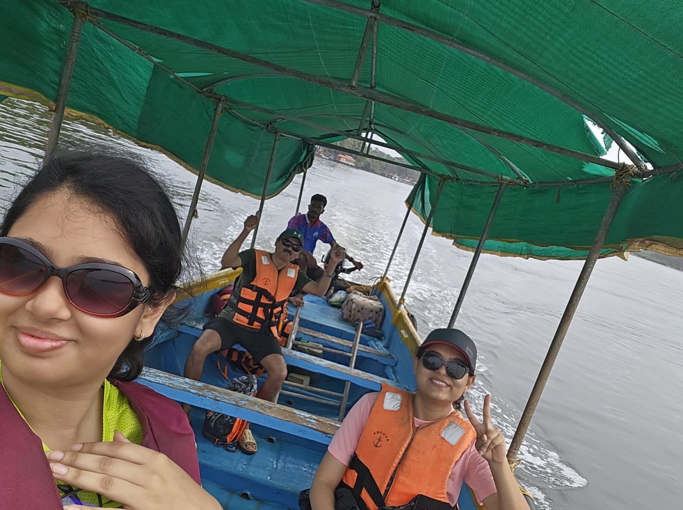 Vijay Baoney enjoying a travel moment with a friend
